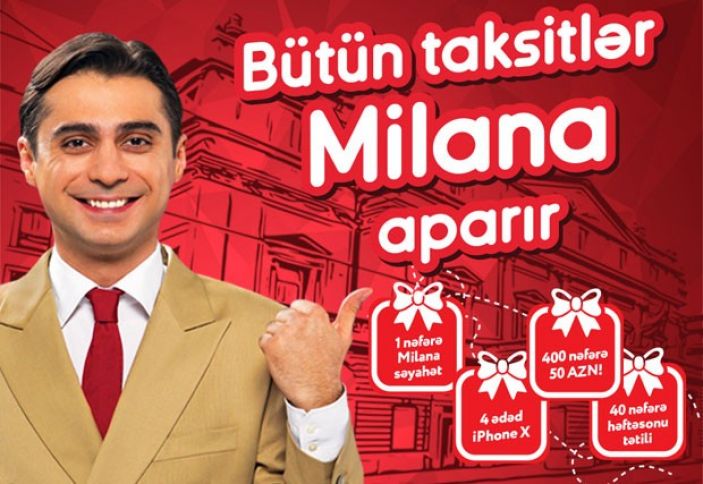 “Bütün taksitlər Milana aparır” lotereyasının ikinci tirajı keçirildi