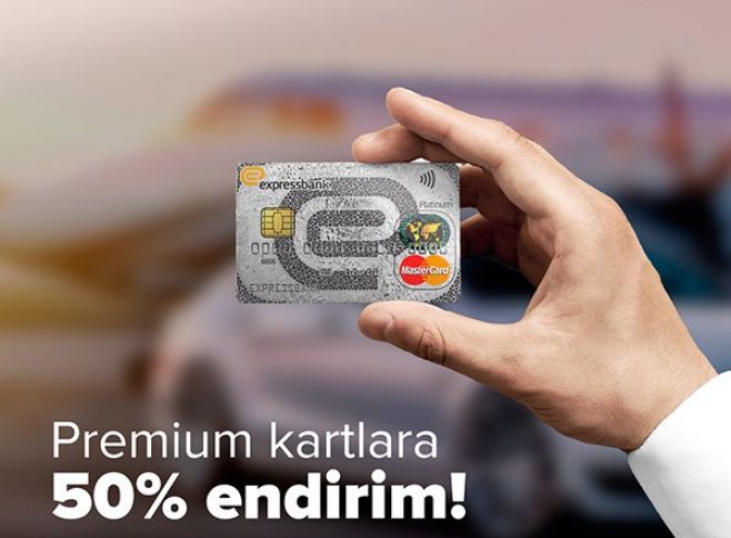 Premium kartlara 50% endirim!