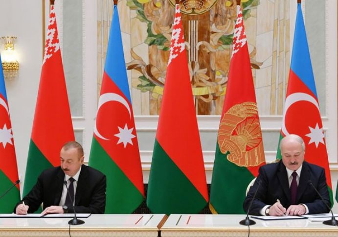 Azərbaycan-Belarus sənədləri imzalanıb 