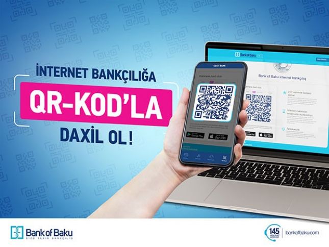 Bank of Baku-nun İnternet Bankçılığına daxil olmaq indi daha asan!