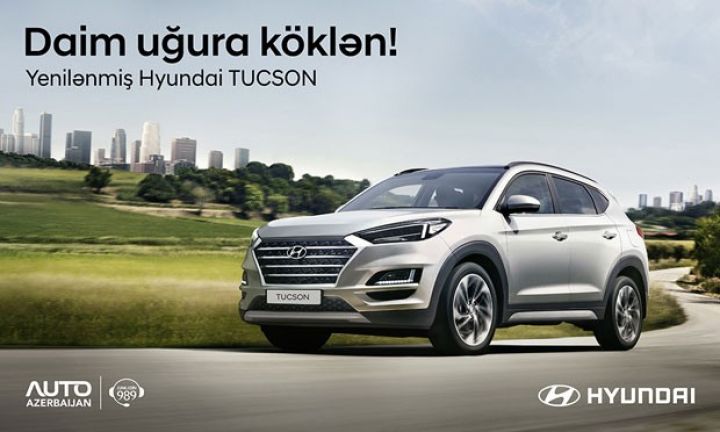 Yenilənmiş Hyundai Tucson artıq Azərbaycan yollarında!