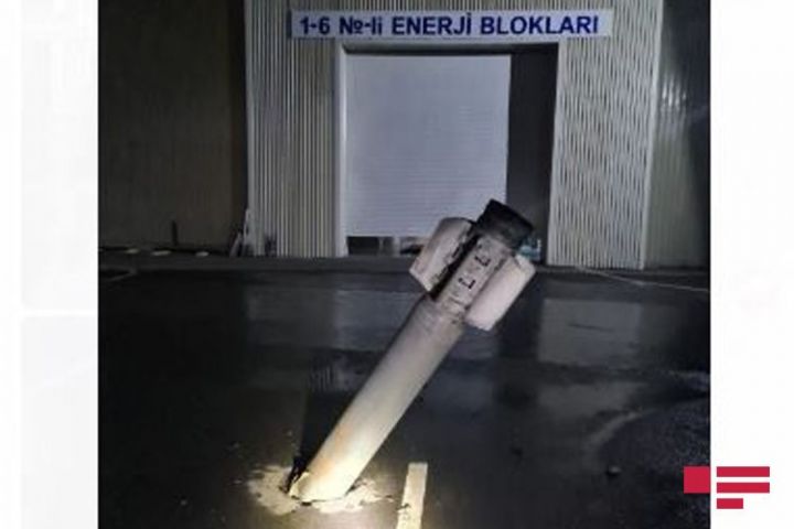 Mingəçevir istilik elektrik stansiyasının qarşısına raket düşüb