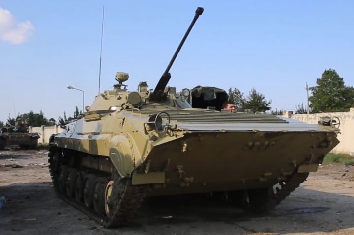 Düşmənin tankı Azərbaycan Ordusunun  rəngində rəngləndi