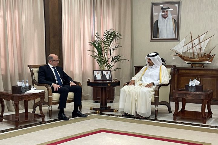Azərbaycanın naziri “Qatar Energy” şirkətinin prezidentilə görüşdü