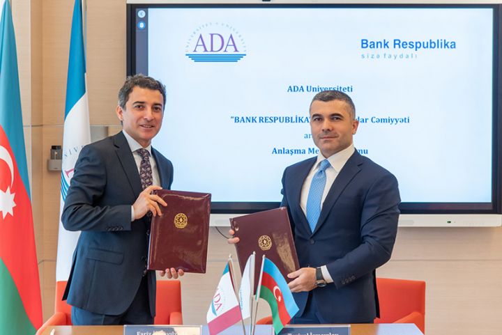 Bank Respublika və ADA Universiteti arasında Anlaşma Memorandumu imzalanıb