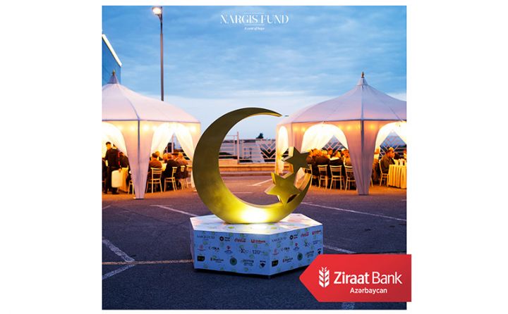 Ziraat Bank Azərbaycan "Nargis" Fondu tərəfindən iftar çadırlarının qurulması layihəsinə dəstək göstərdi!