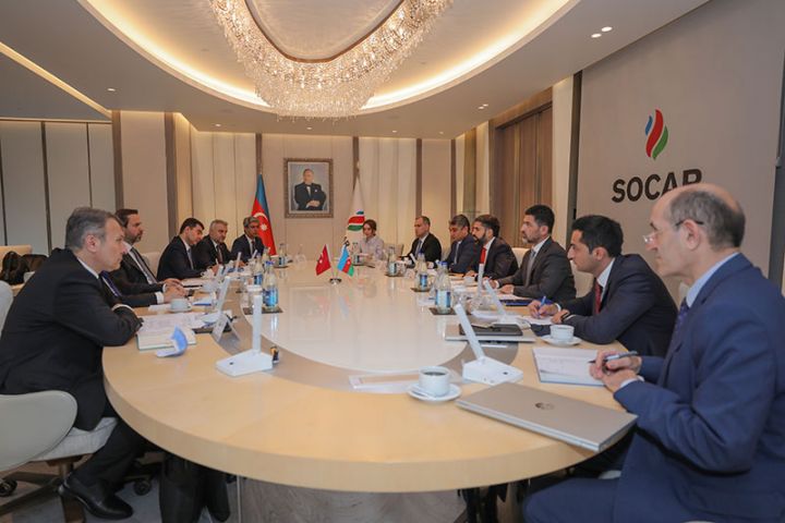 SOCAR-ın prezidenti Türkiyənin energetika və təbii sərvətlər nazirinin müavinilə görüşüb