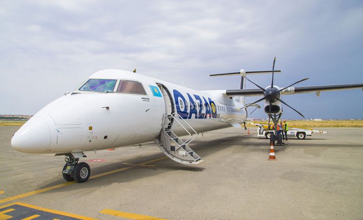 Bakı aeroportu “Qazaq Air” aviaşirkətinin ilk reysini qəbul edib