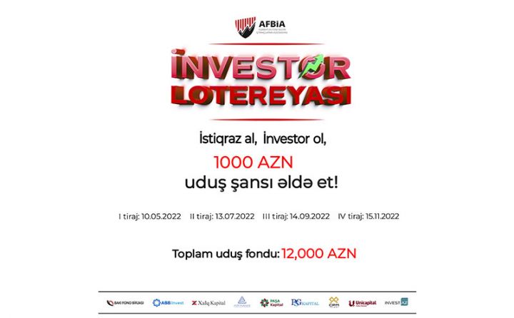 “İnvestor” stimullaşdırıcı lotereyasının ikinci tirajı keçiriləcəkdir