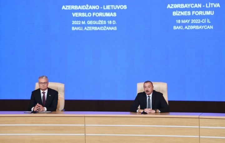 Bakıda Azərbaycan-Litva biznes forumu keçirilib - "Planlara dəyişiklik edilə bilər"