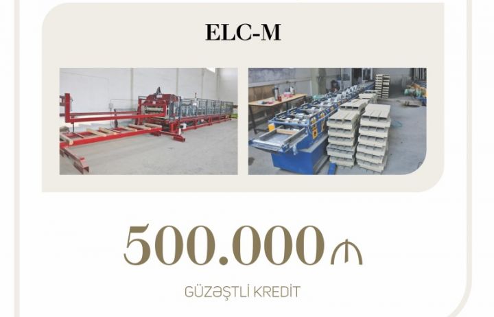 "ELC-M" şirkətinə 0,5 milyon manat güzəştli kredit ayrılıb
