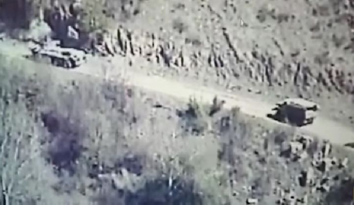 Qeyri-qanuni erməni silahlı dəstələrinin döyüş mövqelərinə daşımalar davam edir - VİDEO