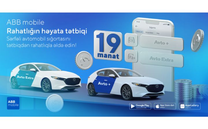 ABB mobile ilə cəmi 19 AZN ödəməklə könüllü avtomobil sığortası!