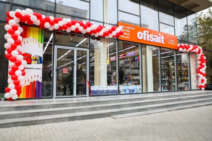 “Ofisait” mağazalar şəbəkəsinin daha bir filialı istifadəyə verildi - FOTOLAR
