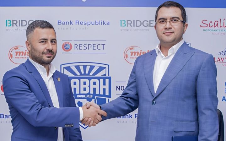 “Sabah” FK və “Bakupan” şirkəti müqavilə imzaladı - FOTOLAR