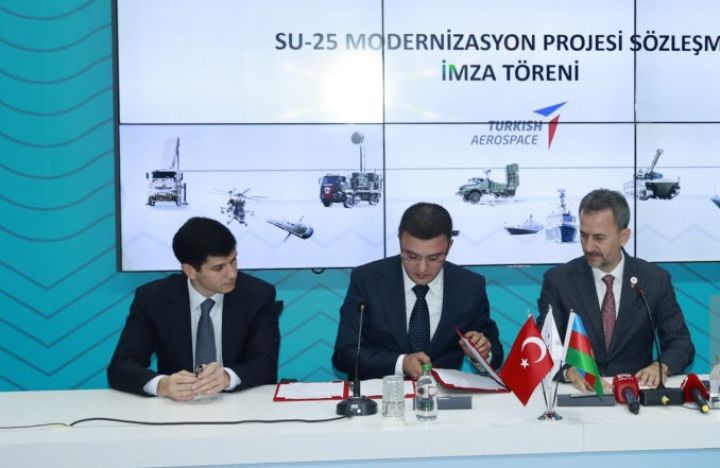 Azərbaycan Türkiyə şirkəti ilə "Su-25"lərin modernizasiyasına dair anlaşma imzaladı