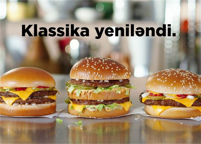 “McDonald's” tarixdə ilk dəfə klassik burgerlərin reseptinə və hazırlanma texnologiyasına dəyişiklik edib - VİDEO