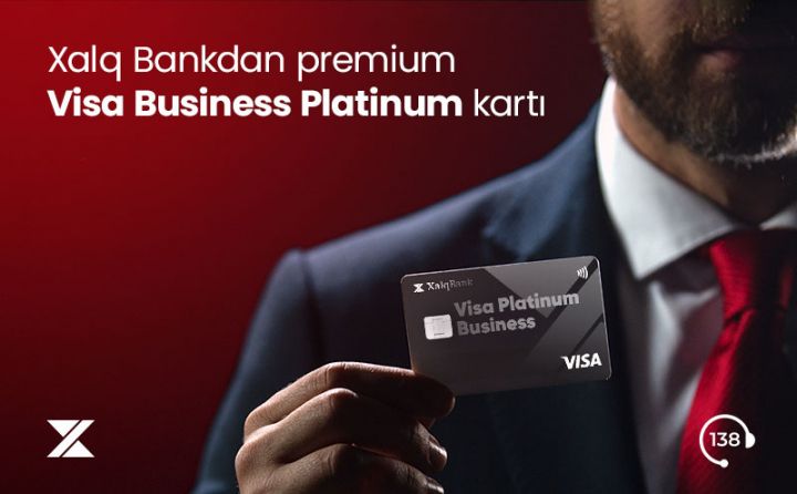 Xalq Bank Visa Business Platinum kartını təqdim edir