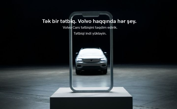 "Volvo Car Azərbaycan" qüsursuz müştəri təcrübəsini dəstəkləmək üçün Volvo Cars tətbiqini təqdim edir