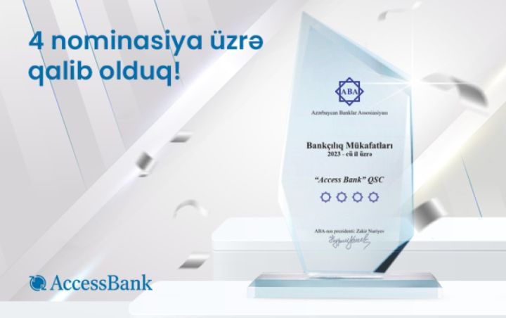 AccessBank 4 nominasiya üzrə qalib oldu!