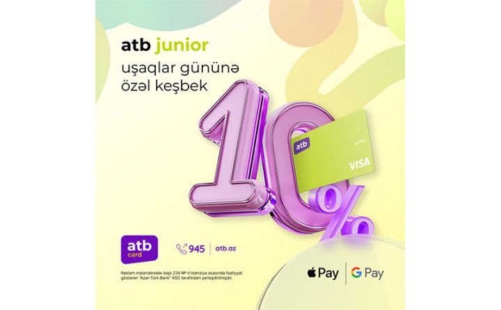 Azər Türk Bankdan 10% cashback kampaniyası