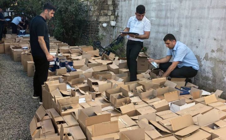 Azərbaycanda aksiz əməliyyatı: 6 min ədəddən çox alkoqollu içki və 5 min litrə yaxın pivə müsadirə edilib