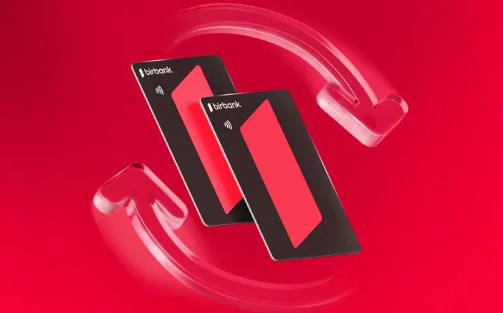 Birbank debet kartları arasında köçürmələr limitsiz və komissiyasızdır