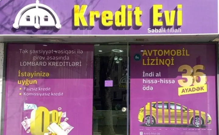 Lombard və lizinq şirkəti “Kredit Evi”nin xalis mənfəəti kəskin artıb