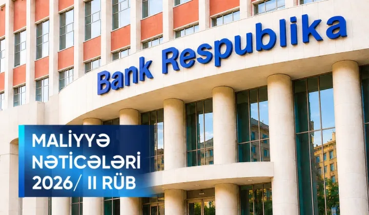 Bank Respublika 2026-cı ilin ilk yarımilini əsas maliyyə göstəriciləri üzrə əhəmiyyətli artımla başa vurub