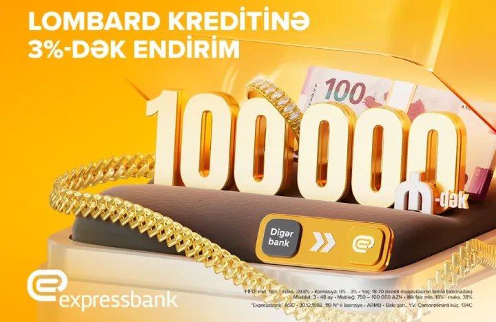 100 000 manatadək LOMBARD KREDİTİ