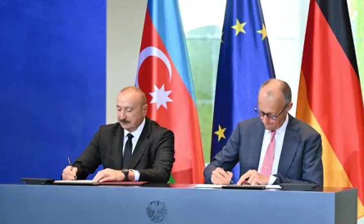 Berlində Azərbaycan-Almaniya sənədləri imzalanıb