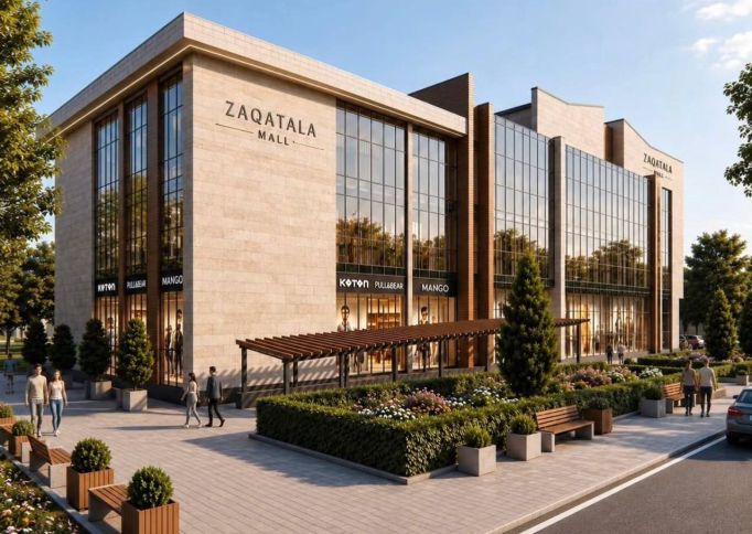 Zaqatala üçün yeni ticarət mərkəzi layihəsi hazırlanıb -  "ZAQATALA MALL"