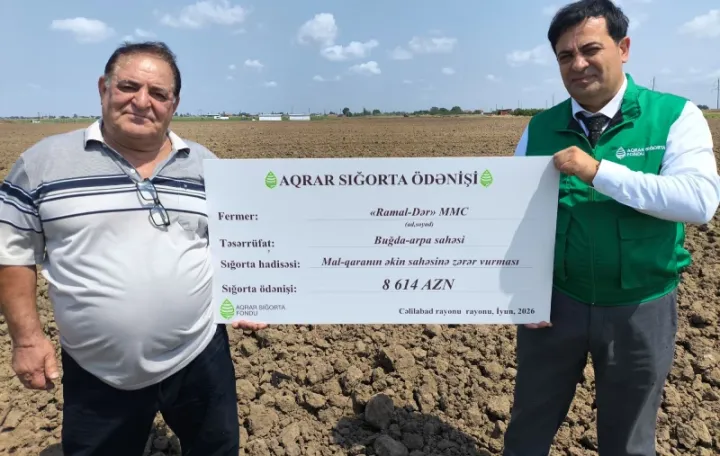 Mal-qara əkini məhv etdi, Aqrar Sığorta 8 614 manat ödədi – İLK DƏFƏ