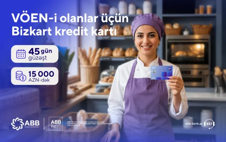 ABB-dən kiçik sahibkarlara böyük imkanlar yaradan biznes kartı