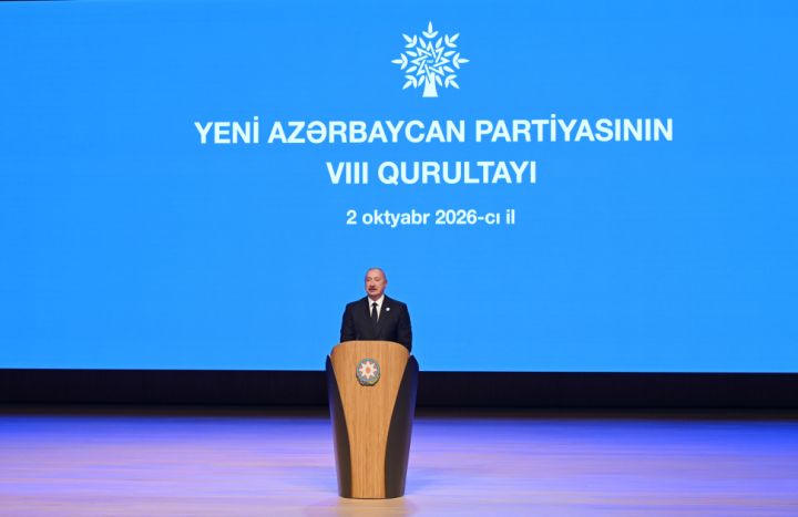 Yeni Azərbaycan Partiyasının VIII Qurultayı keçirilir
