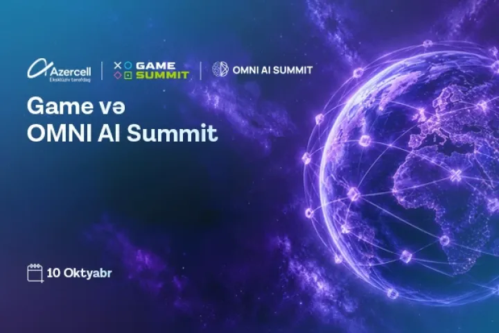 Azercell “Gamesummit” və “Omni AI Summit”in eksklüziv tərəfdaşıdır ®
