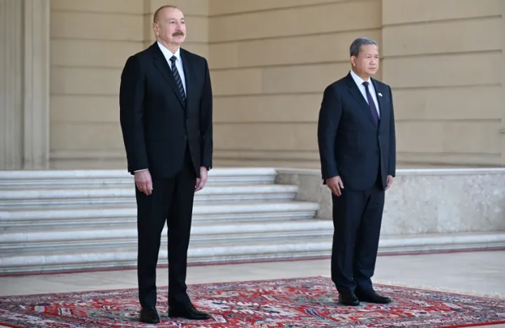 Kamboca Baş nazirinin Bakıda rəsmi qarşılanma mərasimi olub