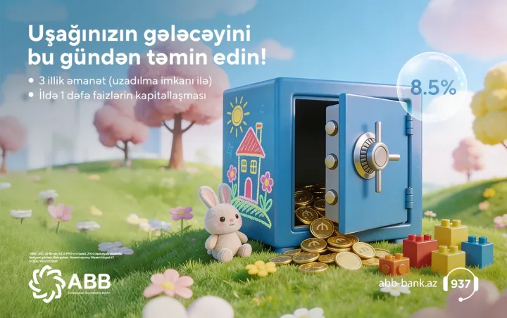 ABB-dən "Uşaq yığım" əmanəti ®