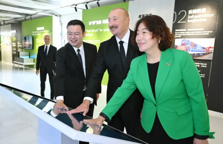 Prezident İlham Əliyev “Qobustan” Günəş Elektrik Stansiyasının açılışında iştirak edib