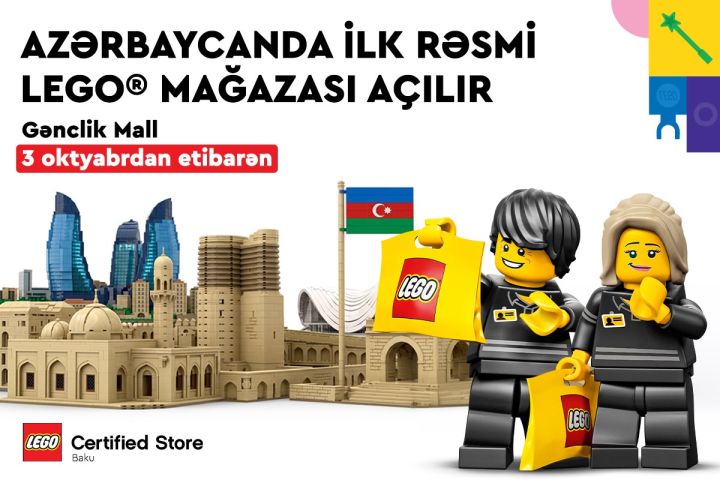 Azərbaycanda ilk LEGO® Certified Store “TORGROUP Global” tərəfdaşlığı ilə açılır